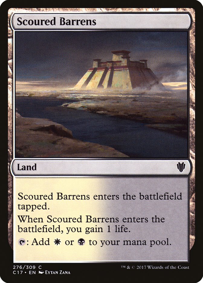 Scoured Barrens [Commander 2017] | Gaming Infinity