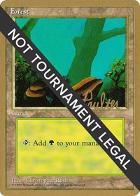 Forest (A) - 1996 Preston Poulter (4ED) [World Championship Decks] | Gaming Infinity