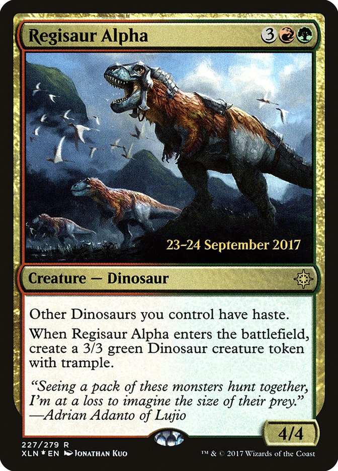 Regisaur Alpha  [Ixalan Prerelease Promos] | Gaming Infinity