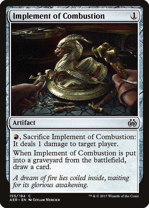 Implement of Combustion [Aether Revolt] | Gaming Infinity