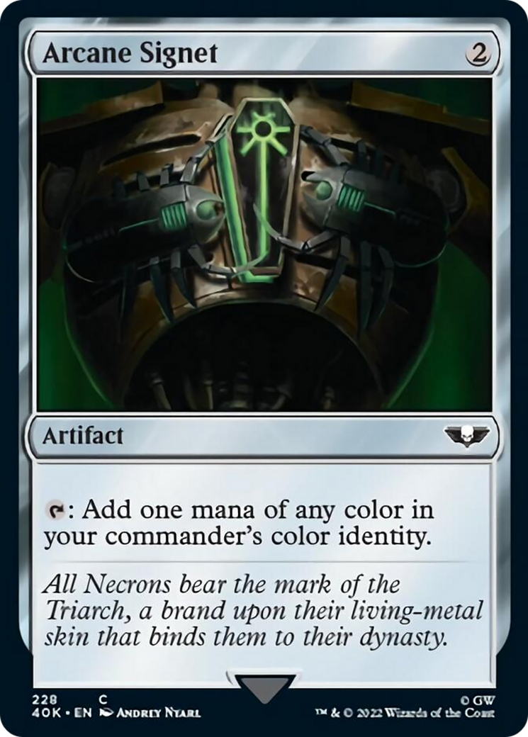 Arcane Signet (228) [Universes Beyond: Warhammer 40,000] | Gaming Infinity