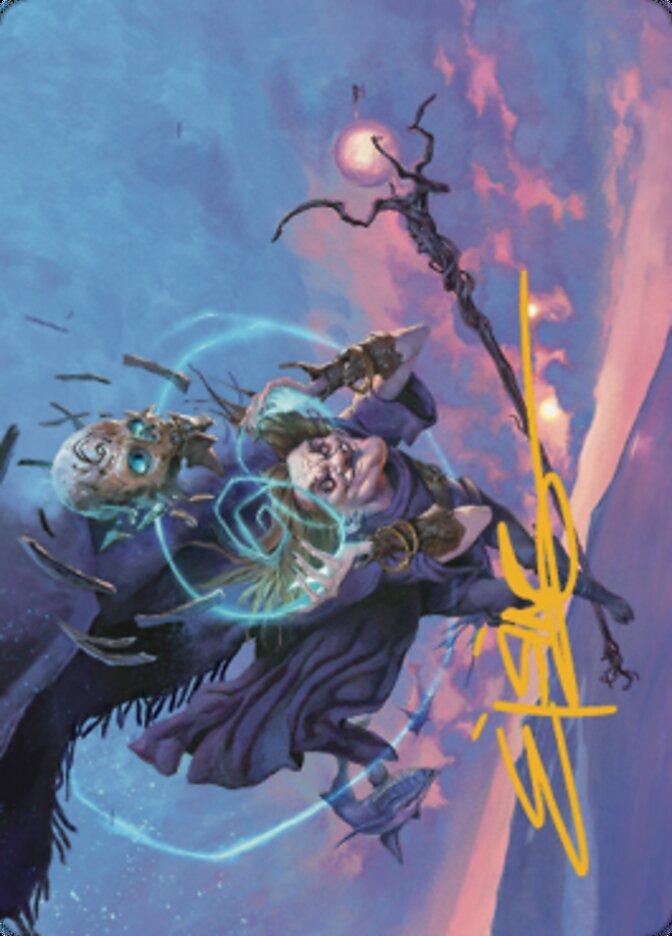 Zur, Eternal Schemer Art Card 1 (Gold-Stamped Signature) [Dominaria United Art Series] | Gaming Infinity
