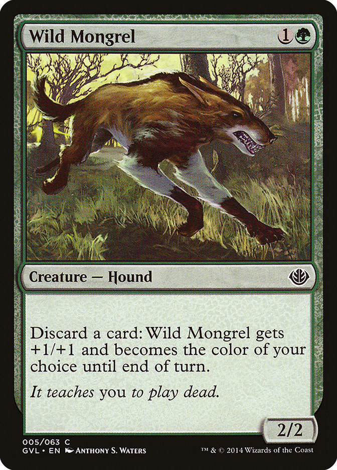 Wild Mongrel (Garruk vs. Liliana) [Duel Decks Anthology] | Gaming Infinity