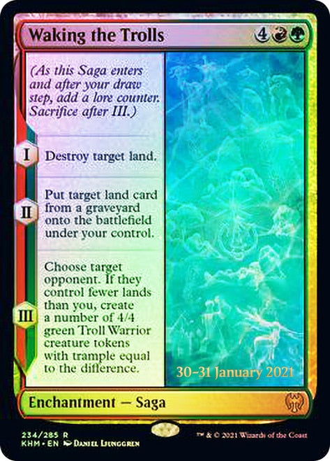 Waking the Trolls [Kaldheim Prerelease Promos] | Gaming Infinity