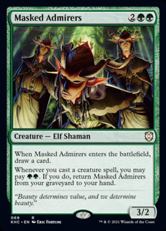 Masked Admirers [Kaldheim Commander] | Gaming Infinity