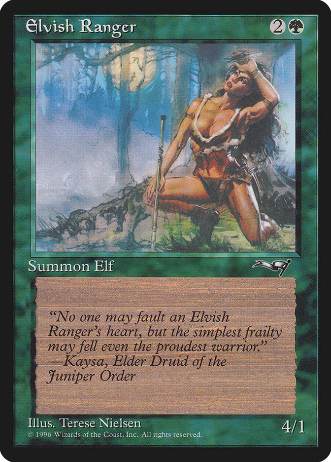 Elvish Ranger (Moon Background) [Alliances] | Gaming Infinity