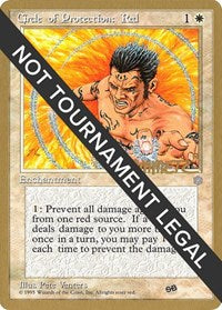 Circle of Protection: Red - 1996 Shawn "Hammer" Regnier (4ED) (SB) [Pro Tour Collector Set] | Gaming Infinity