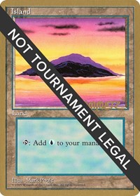 Island (A) - 1996 Shawn "Hammer" Regnier (4ED) [World Championship Decks] | Gaming Infinity