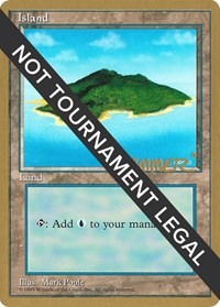 Island (B) - 1996 Shawn "Hammer" Regnier (4ED) [World Championship Decks] | Gaming Infinity