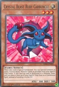 Crystal Beast Ruby Carbuncle [Legendary Duelists: Ancient Millennium] [LED2-EN041] | Gaming Infinity