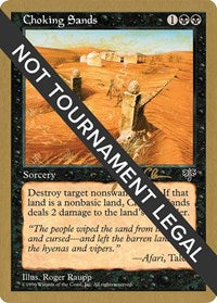 Choking Sands - 1997 Jakub Slemr (MIR) [World Championship Decks] | Gaming Infinity