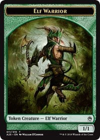 Elf Warrior Token (011) [Masters 25 Tokens] | Gaming Infinity