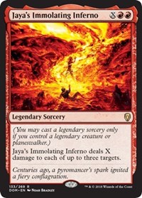 Jaya's Immolating Inferno [Dominaria] | Gaming Infinity