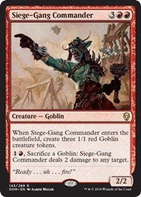 Siege-Gang Commander [Dominaria] | Gaming Infinity