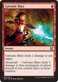 Galvanic Blast [Duel Decks: Elves vs. Inventors] | Gaming Infinity