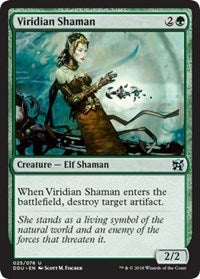 Viridian Shaman [Duel Decks: Elves vs. Inventors] | Gaming Infinity