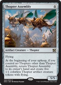 Thopter Assembly [Duel Decks: Elves vs. Inventors] | Gaming Infinity