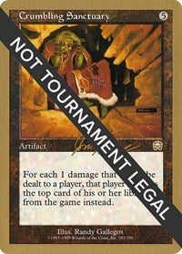 Crumbling Sanctuary - 2000 Jon Finkel (MMQ) [World Championship Decks 2000] | Gaming Infinity