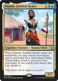 Niambi, Faithful Healer [Dominaria] | Gaming Infinity