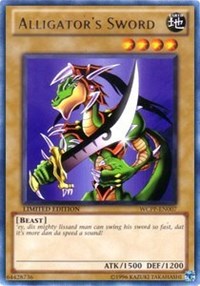 Alligator's Sword [World Championship 2010 Card Pack] [WCPP-EN007] | Gaming Infinity