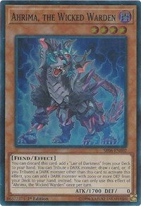 Ahrima, the Wicked Warden [Structure Deck: Lair of Darkness] [SR06-EN002] | Gaming Infinity