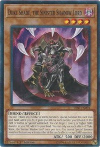 Duke Shade, the Sinister Shadow Lord [Structure Deck: Lair of Darkness] [SR06-EN003] | Gaming Infinity