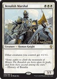 Benalish Marshal [Dominaria Promos] | Gaming Infinity