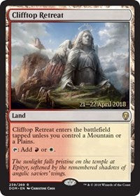 Clifftop Retreat [Dominaria Promos] | Gaming Infinity