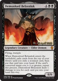 Demonlord Belzenlok [Dominaria Promos] | Gaming Infinity