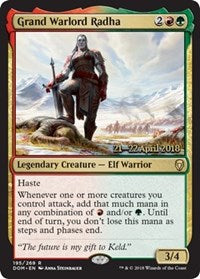 Grand Warlord Radha [Dominaria Promos] | Gaming Infinity