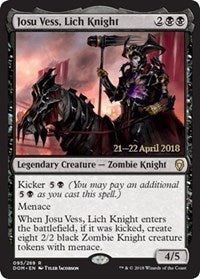 Josu Vess, Lich Knight [Dominaria Promos] | Gaming Infinity