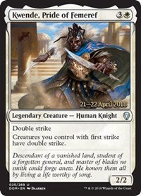 Kwende, Pride of Femeref [Dominaria Promos] | Gaming Infinity