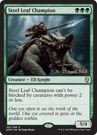 Steel Leaf Champion [Dominaria Promos] | Gaming Infinity