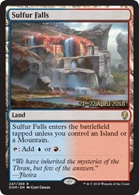 Sulfur Falls [Dominaria Promos] | Gaming Infinity