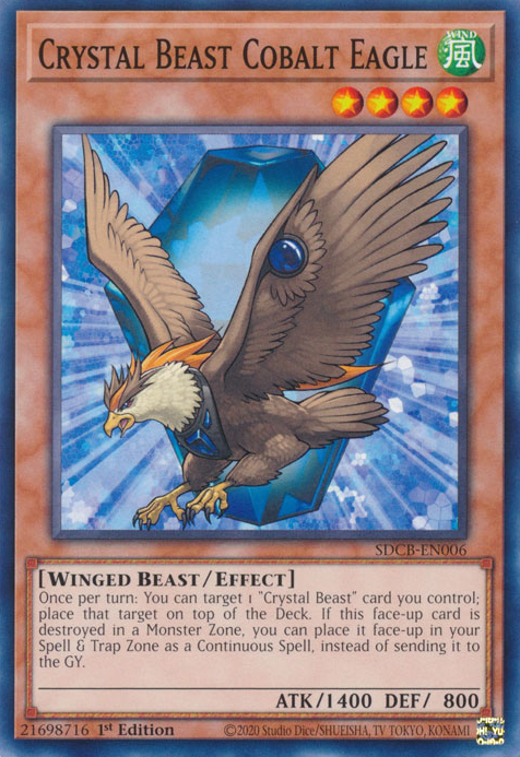 Crystal Beast Cobalt Eagle [SDCB-EN006] Common | Gaming Infinity