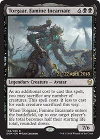 Torgaar, Famine Incarnate [Dominaria Promos] | Gaming Infinity