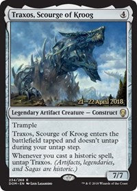 Traxos, Scourge of Kroog [Dominaria Promos] | Gaming Infinity