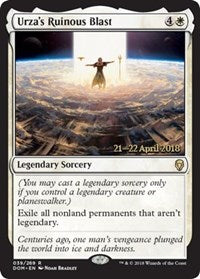 Urza's Ruinous Blast [Dominaria Promos] | Gaming Infinity