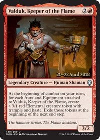 Valduk, Keeper of the Flame [Dominaria Promos] | Gaming Infinity