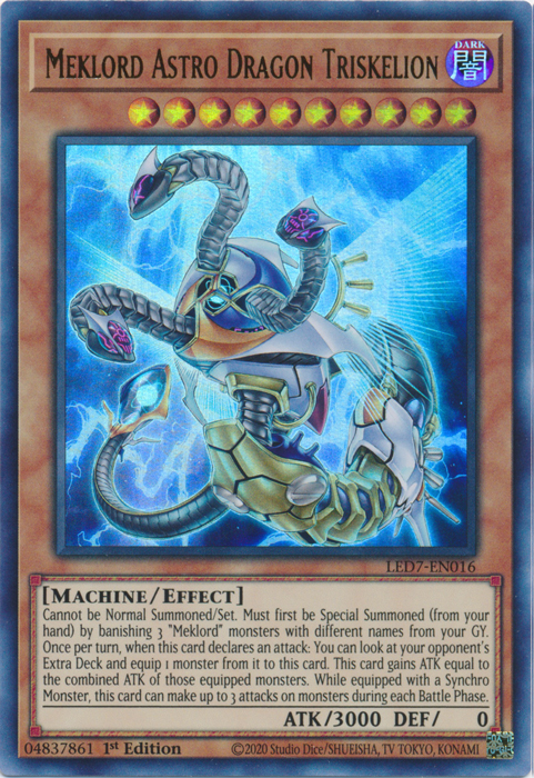 Meklord Astro Dragon Triskelion [LED7-EN016] Ultra Rare | Gaming Infinity