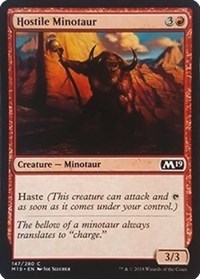 Hostile Minotaur [Core Set 2019] | Gaming Infinity