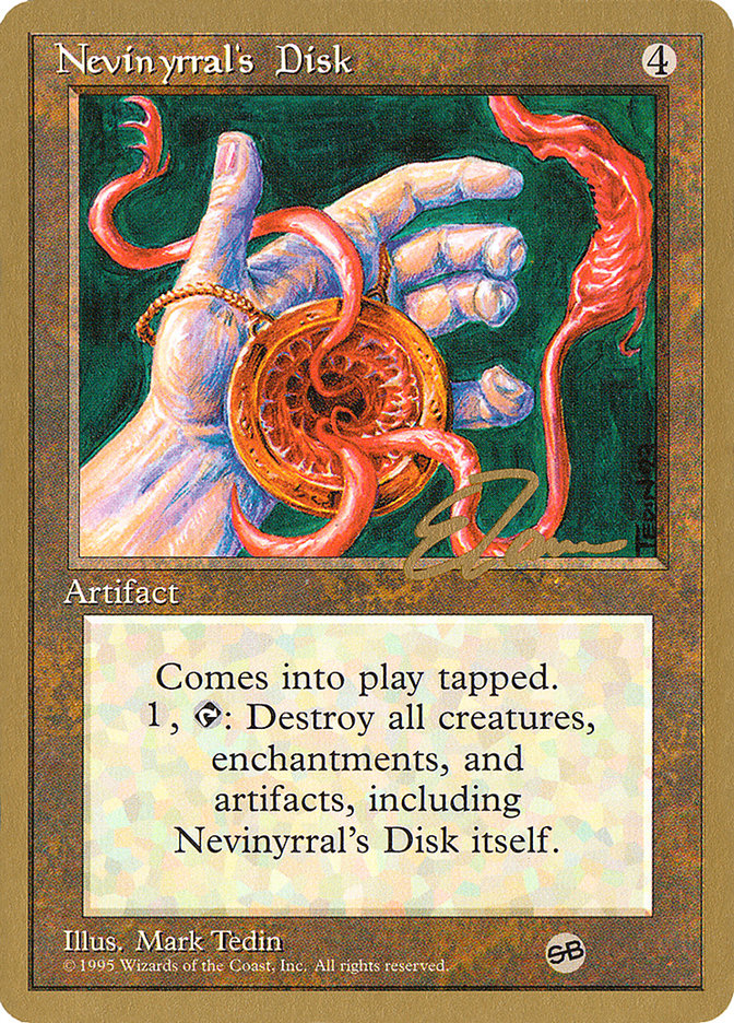 Nevinyrral's Disk (Eric Tam) (SB) [Pro Tour Collector Set] | Gaming Infinity