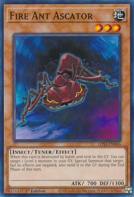 Fire Ant Ascator [LDS3-EN046] Common | Gaming Infinity