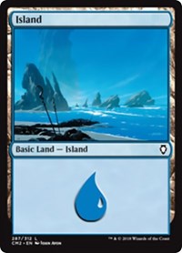 Island (287) [Commander Anthology Volume II] | Gaming Infinity