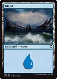 Island (290) [Commander Anthology Volume II] | Gaming Infinity