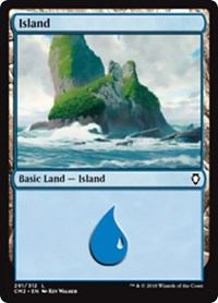 Island (291) [Commander Anthology Volume II] | Gaming Infinity