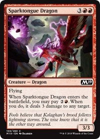 Sparktongue Dragon [Core Set 2019] | Gaming Infinity