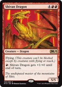 Shivan Dragon [Core Set 2019] | Gaming Infinity
