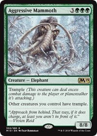 Aggressive Mammoth [Core Set 2019] | Gaming Infinity