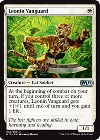 Leonin Vanguard [Core Set 2019] | Gaming Infinity